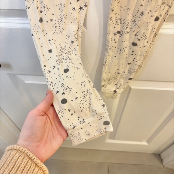 Rylee + Cru Organic Cotton Celestial Print Pajama Set GUC 8-9Y - Picture 7 of 9